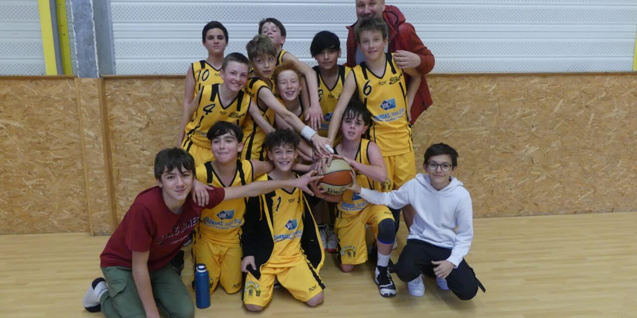 U13M : match contre les premiers de la poule ce samedi 25/02