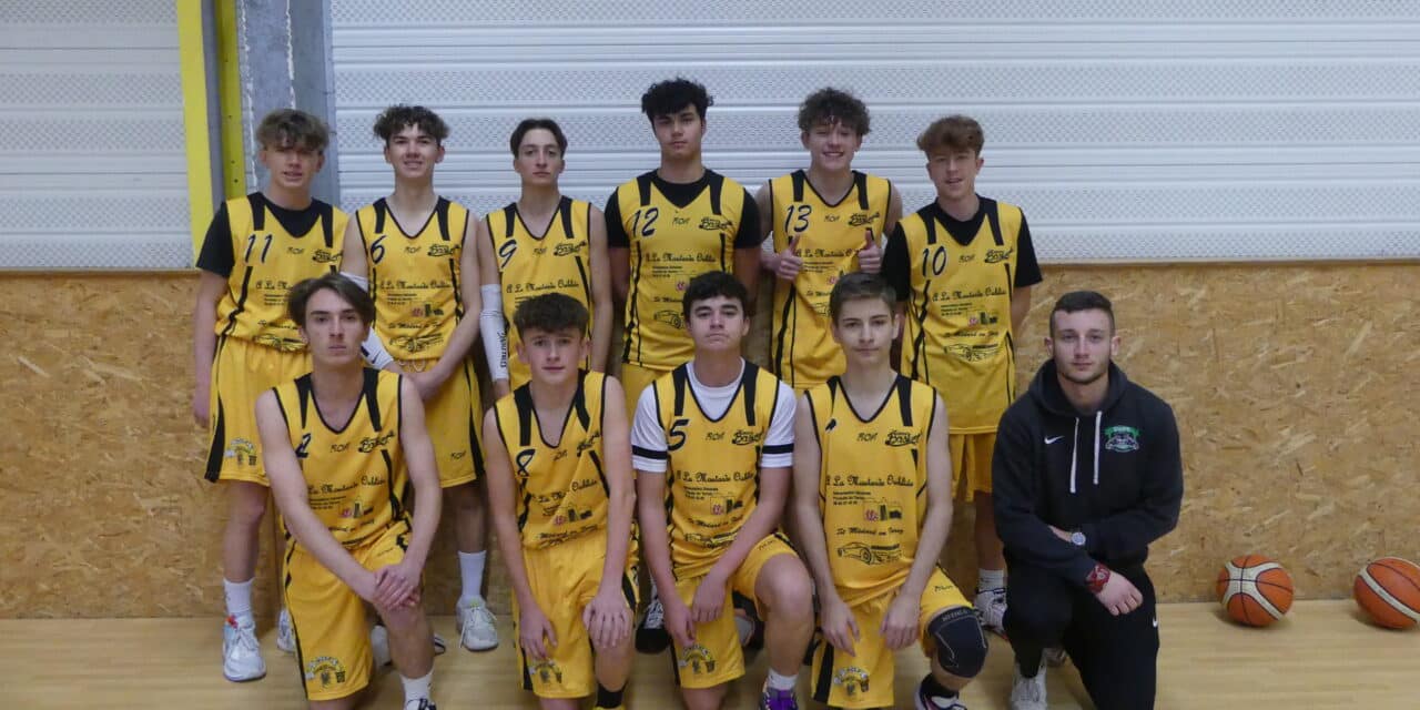 Victoire des U17M ce samedi 25/02/23 à la Halle des sports