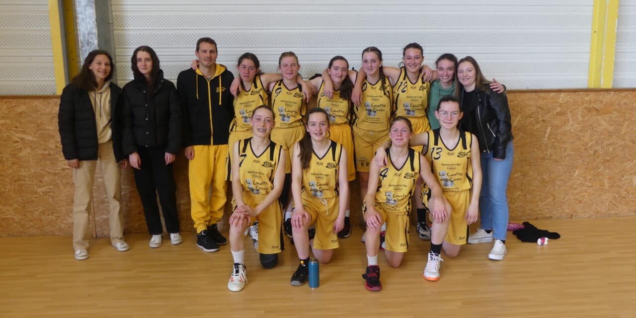 Victoire des U15F contre Coublanc Basket