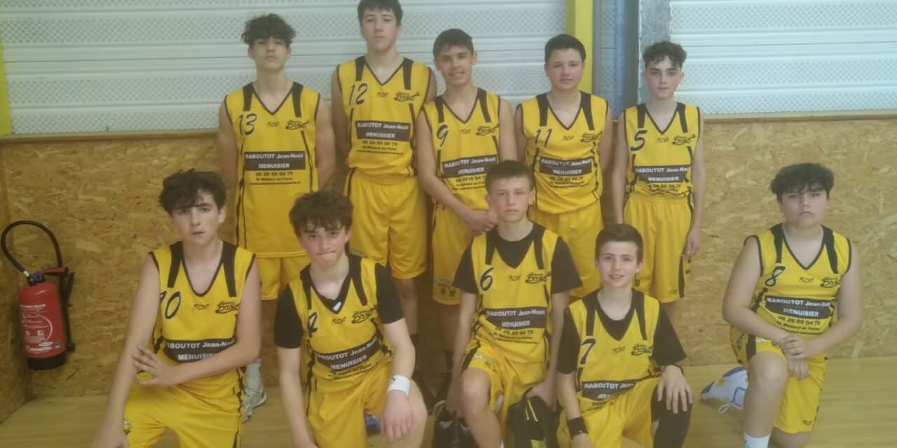 Défaite de 1 point des U15M lors du derby ce samedi 1er avril