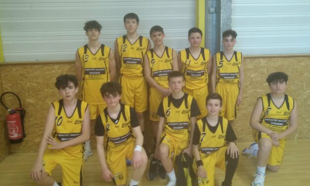 Défaite de 1 point des U15M lors du derby ce samedi 1er avril