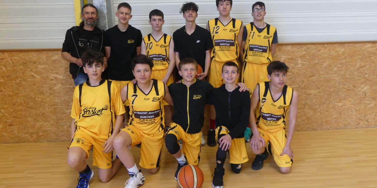 Matchs de coupe de la Loire pour les U15M organisés dans notre halle des sports ce samedi 22 avril