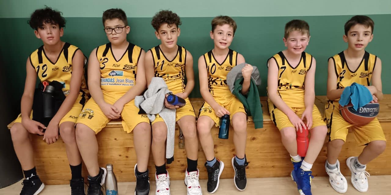 Résumé du match des U13MB en déplacement