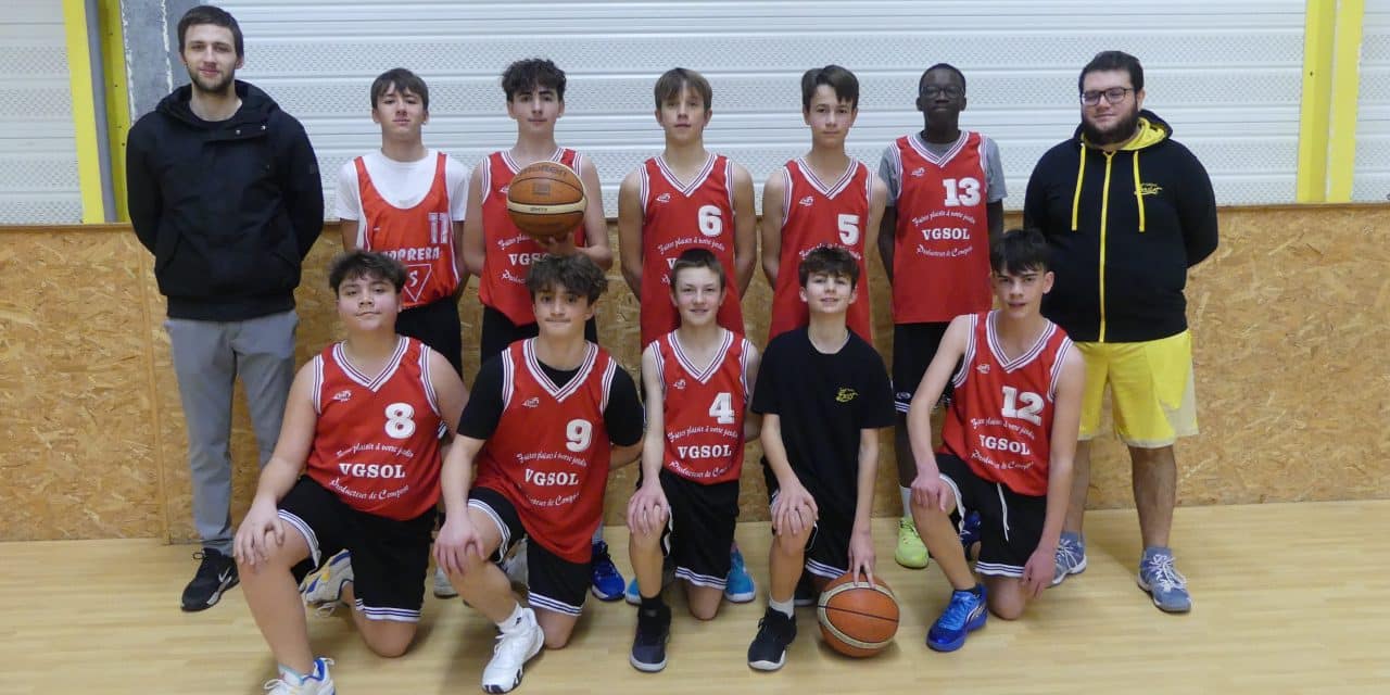 Belle victoire des U15M ce samedi 20 janvier à domicile …
