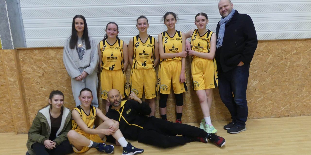 Belle victoire des U18F ce samedi 13 janvier …