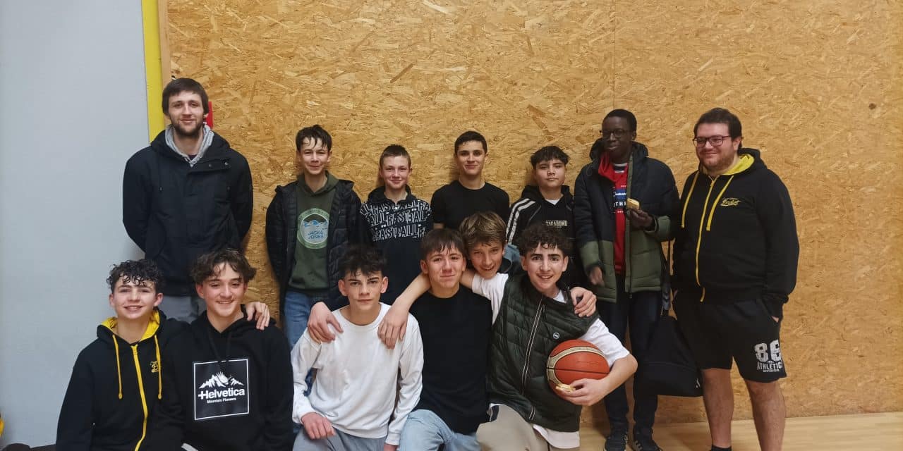 Les U15M s&rsquo;imposent en beauté !