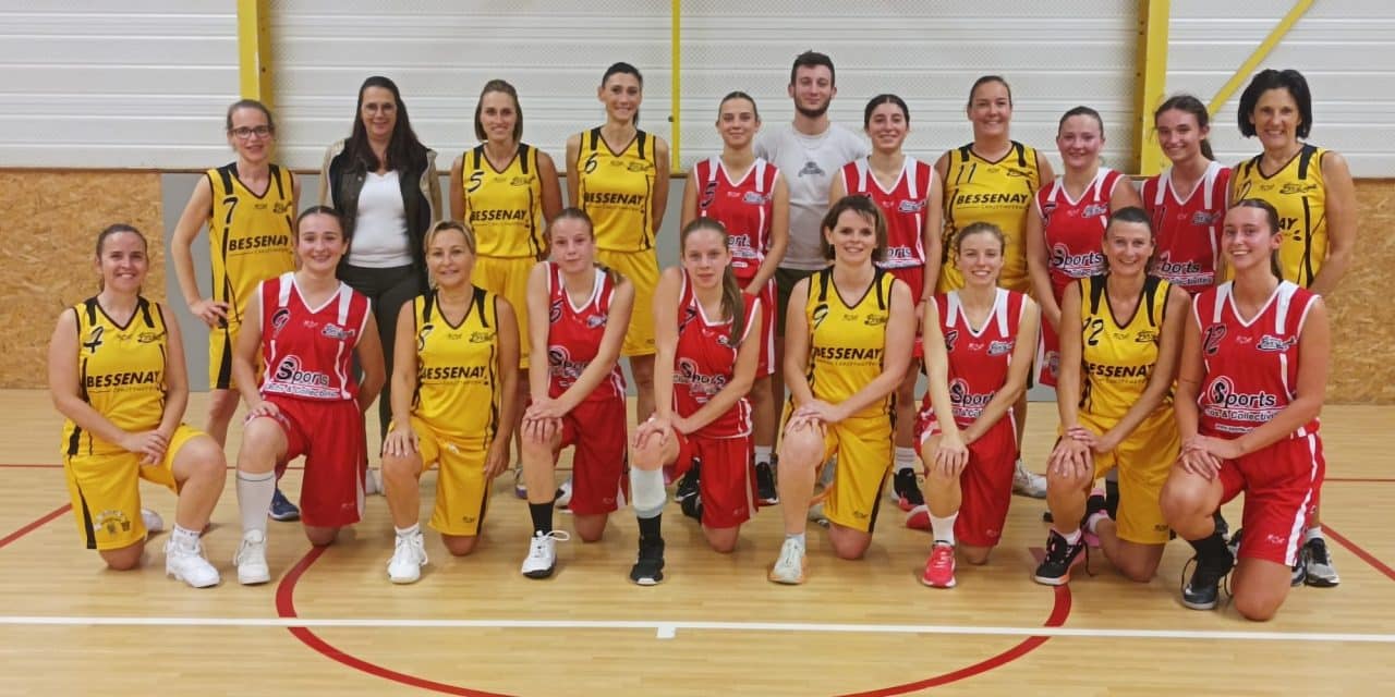 Un beau match entre les seniors F et Loisirs ce mercredi 09 octobre à notre halle des sports…