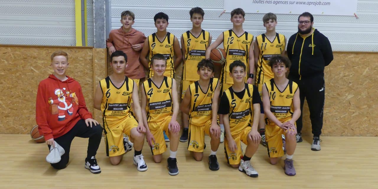 La montée en D2 pour les U15M …