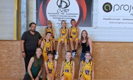 Belle reprise des U11M à la Halle des sports ce samedi …