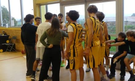 Victoire 81-67 des u15M contre rive de gier,