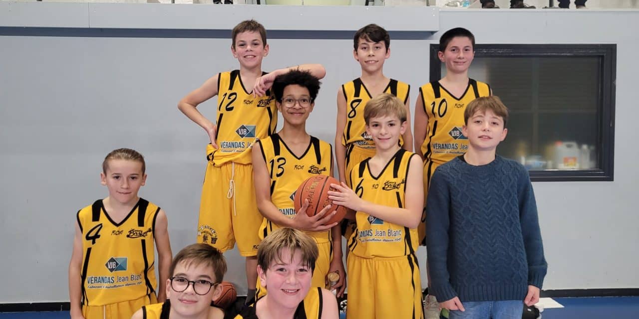 Encore un beau match de nos U13M …