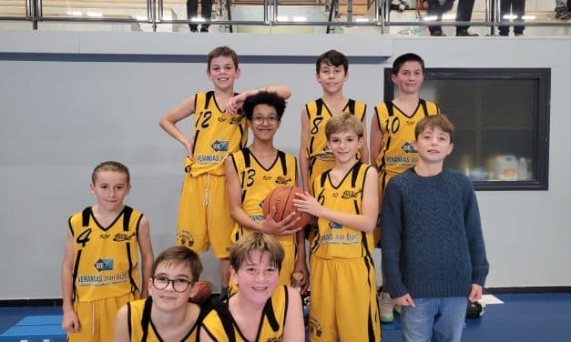 Encore un beau match de nos U13M …