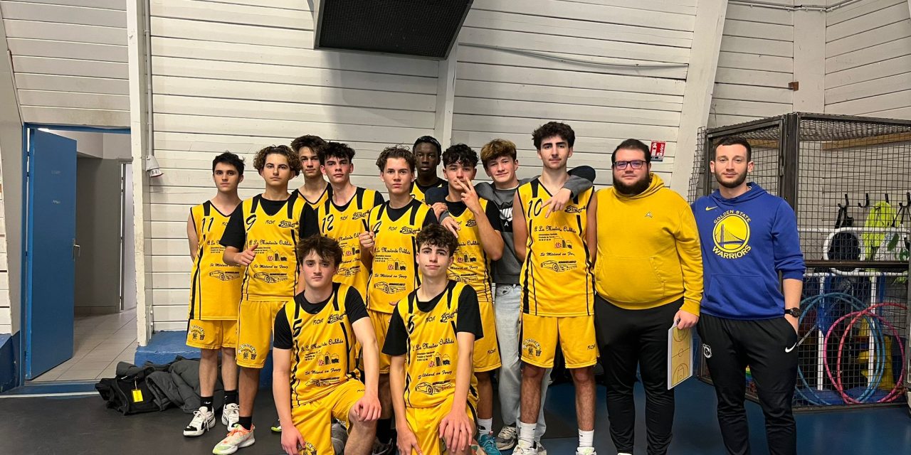 Victoire pour nos U18M 2 à la Pontoise …