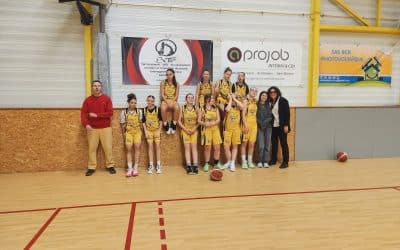 Victoire des U15F ce samedi 20 décembre à al halle des sports…
