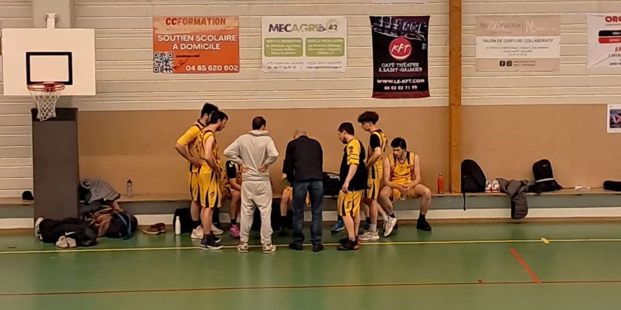 Match des seniors M à St Galmier